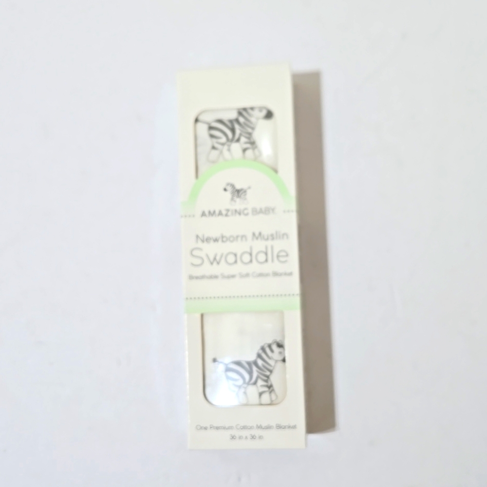 Amazing Baby Newborn Muslin Swaddle Blanket